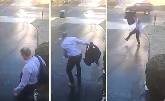 Buz Tutmuş Yolun Azizliğine Uğrayan Adamın Ecel Terleri Döktüğü Efsane Anlar
