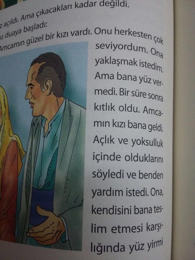 İşte küçük yaştaki çocuklar için sakıncalı olabilecek ifadelerin yer aldığı o sayfalar 👇