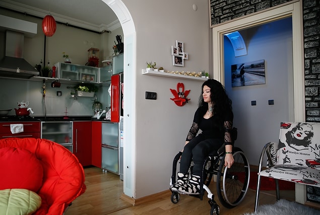 'Aslında dans benim çocukluk hayalimdi ama engelli olduğum için imkansız gibi görünüyordu.'
