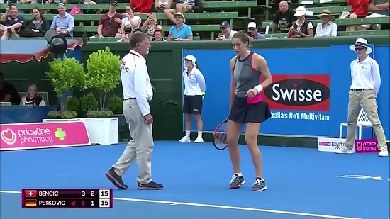 Yağmur Arası Verilen Karşılaşmaya Dansıyla Damga Vuran Andrea Petkovic