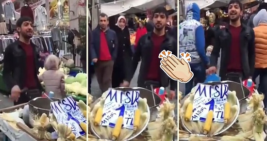 Pazar Yerlerinde, Herhangi Bir Yetenek Yarışmasından Çok Daha Fazla Yetenek Var: Baterist Mısırcı ile Tanışın!