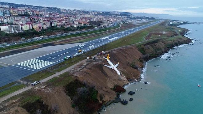 Facianın Eşiğinden Dönüldü: Trabzon'da Pistten Çıkan Uçakla İlgili Soruşturma Sürüyor