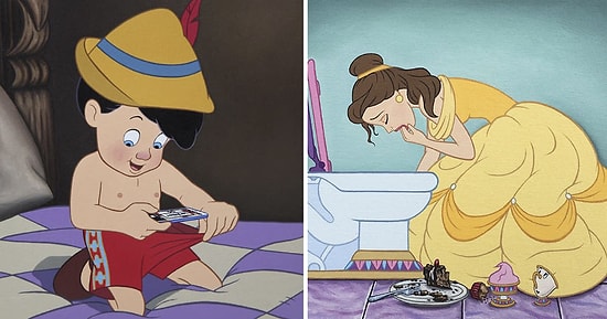 Конец детству! Провокационные иллюстрации персонажей Дисней приведут вас в ужас