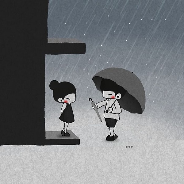 4. Гулять под дождем.