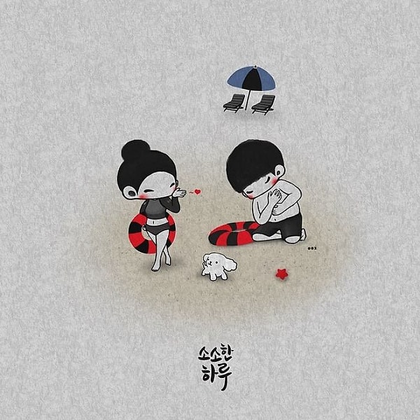 10. Баловаться на пляже.