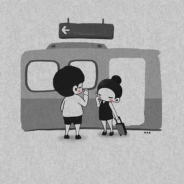 41. Провожать ее в каждую поездку.