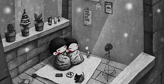 45 иллюстраций, показывающих, как выглядят отношения глазами влюбленной пары