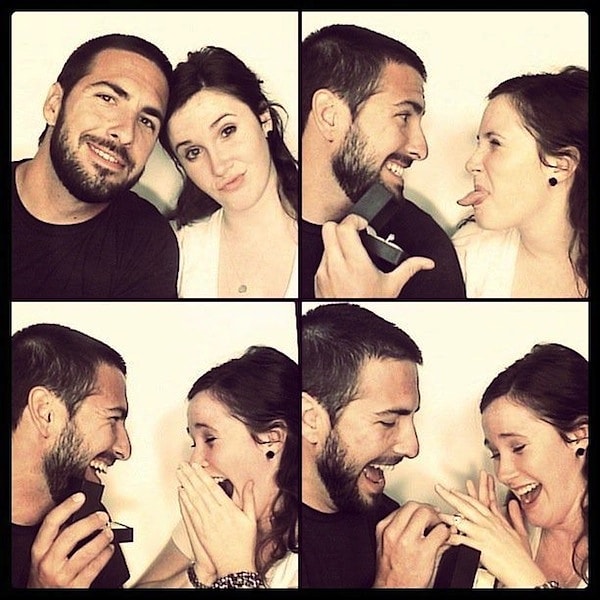 14. Во время фотосъемки откуда ни возьмись появилось кольцо.