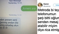 Metroda Beğendiği Kızdan Telefonunu İsteyen Fedakar Annenin Tatlı Çabası 😇