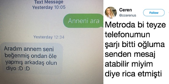 Metroda Beğendiği Kızdan Telefonunu İsteyen Fedakar Annenin Tatlı Çabası 😇