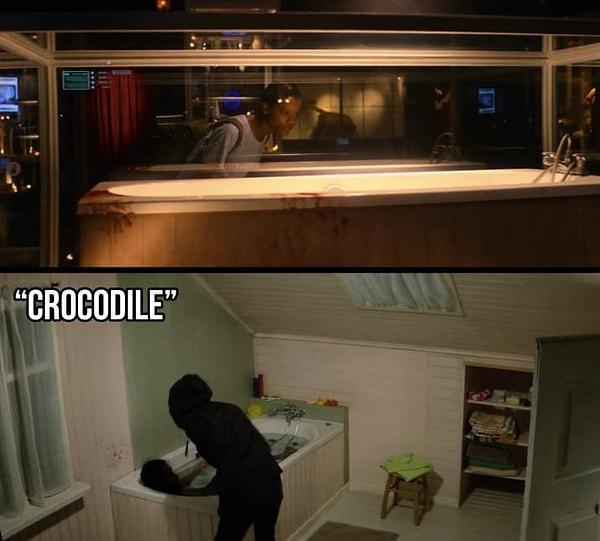 18. "Crocodile" bölümünde Mia'nın Anan'ı öldürdüğü küveti de müzede görüyoruz.