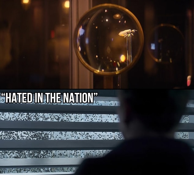 20. 3. sezon "Hated in the Nation" bölümündeki arılardan biri de gösterilmekte.