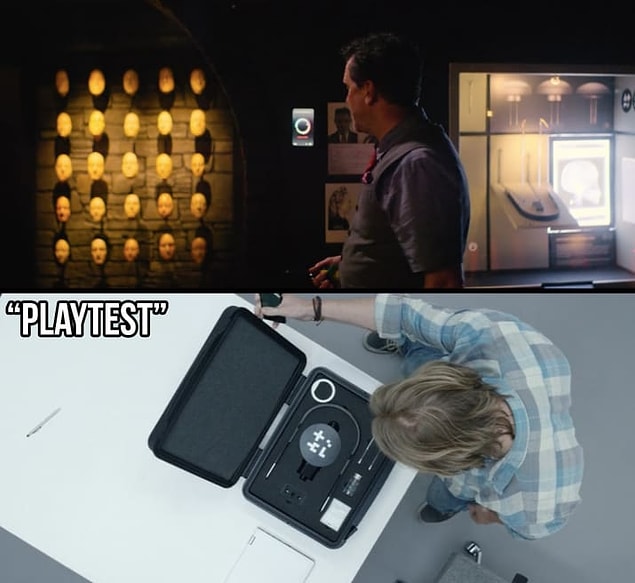 21. "Playtest" bölümündeki artırılmış gerçeklik teknolojisi de müzede gözlerden kaçmayan bir detay.