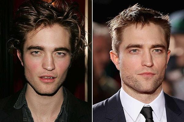 17. Robert Pattinson gitmiş kendine marketten kare çene aldırmış.