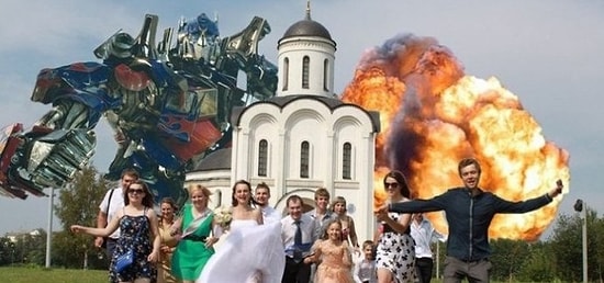 Эта беспощадная русская свадьба: шедевры свадебных фото в стиле легкого безумия