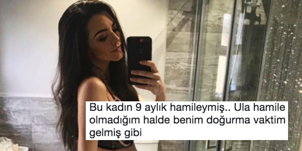 Dokuz Aylık Hamile Olan Mankenin "Bebek Nerede?" Dedirten Karnını Görünce İnanamayacaksınız!