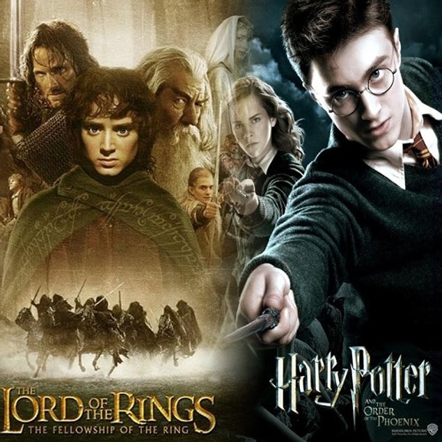 17. Harry Potter ve Yüzüklerin Efendisi serileri ne zaman bulunsa saatlerce izlenesi iki nadide yapım.