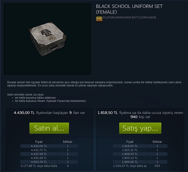 4. BLACK SCHOOL UNIFORM SET (FEMALE)