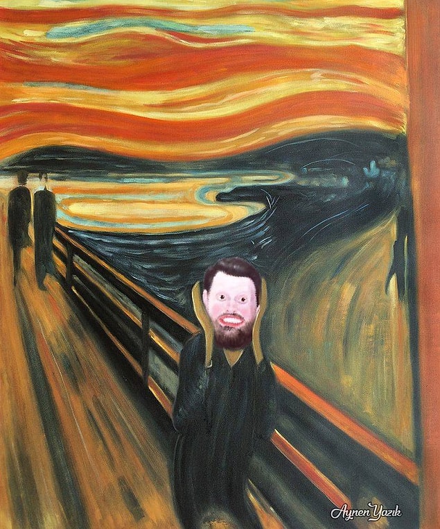 Edvard Munch'ın "Volki" adlı ölümsüz eseri.