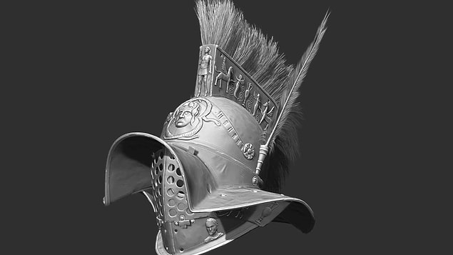 5. Murmillo Gladiator Maskesi