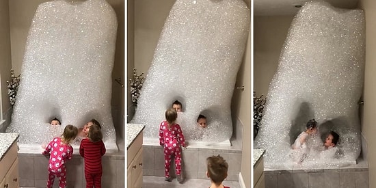 Babaya Çocuk Emanet Edilirse: Banyoda Çocuklarını Yutan Dev Kabarcıktan Canavar Yapan Adam