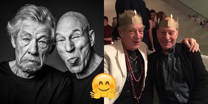 Profesör X ve Magneto'yu Hiç Böyle Görmediniz! Patrick Stewart ve Ian McKellen'ın Gerçek Hayattaki Müthiş Dostlukları