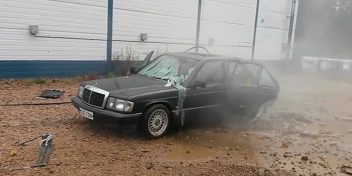 Tank Yıkama Tabancasıyla Mercedes Yıkanırsa Sonuç Ne Olur?