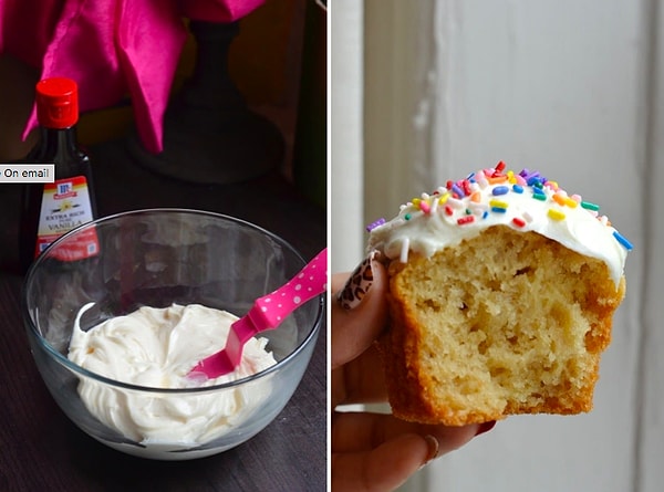 11. Добавьте майонез в тесто для кексов, чтобы в итоге они получились влажными внутри