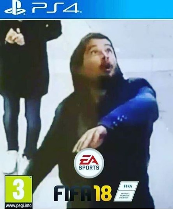 FIFA 18 yeni kapak tasarımıyla. :)