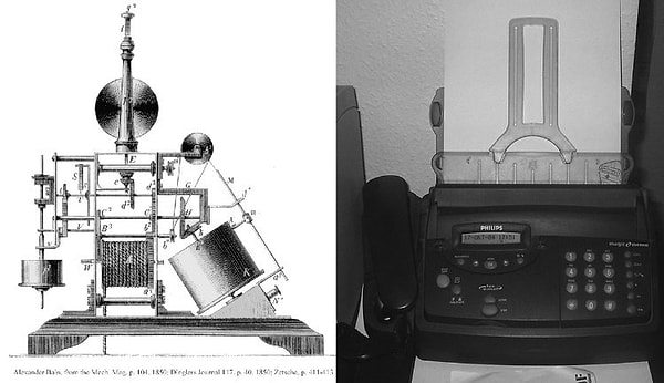 9. Факс запатентовали в 1843 году