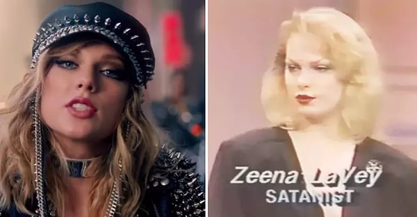17. Ve Taylor Swift, eski bir Satanist liderin klonlanmış hali.