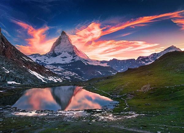 11. Yaa nasıl farkımızı ortaya koyduk ama: Matterhorn, İsviçre