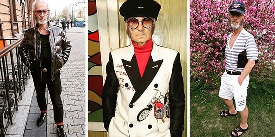 Стиляга в летах: 16 фото дедушки из Хабаровска, который разбирается в моде лучше вас!