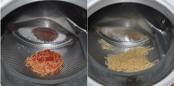 3. Не удался соус для спагетти? Не беда. Режим короткой деликатной стирки даст вам еще один шанс 👍