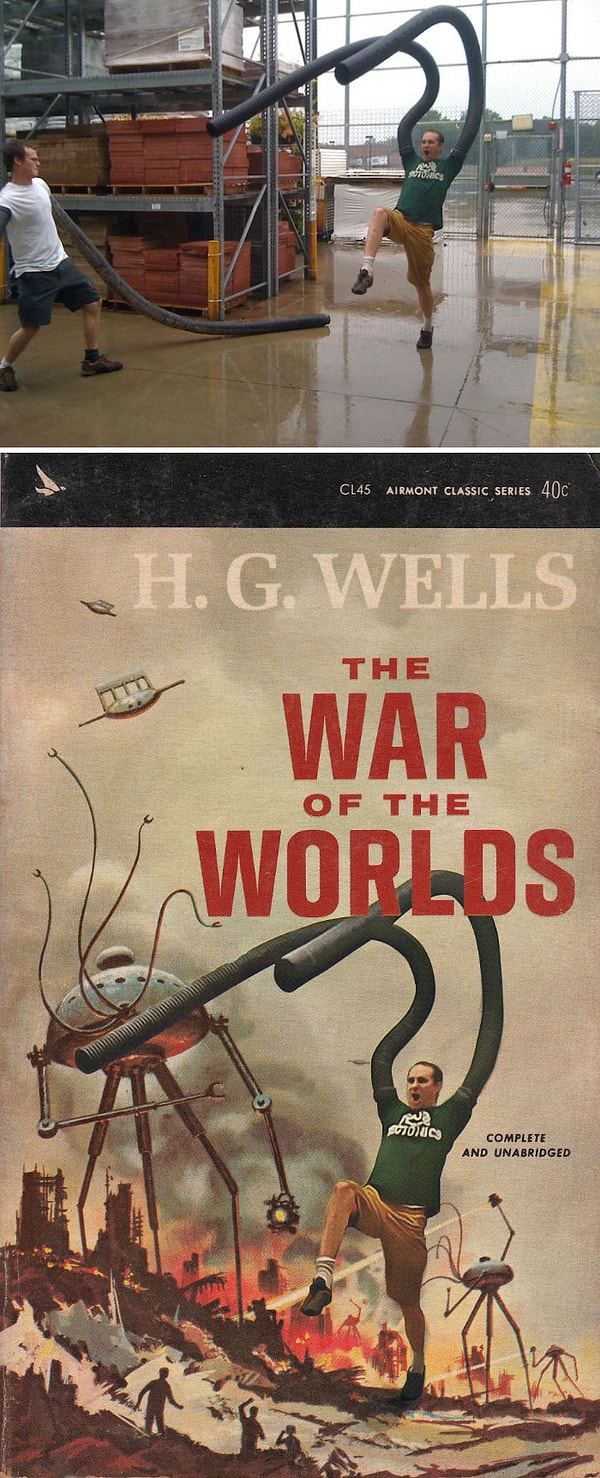 18. "Друзья дурачатся с садовыми предметами"