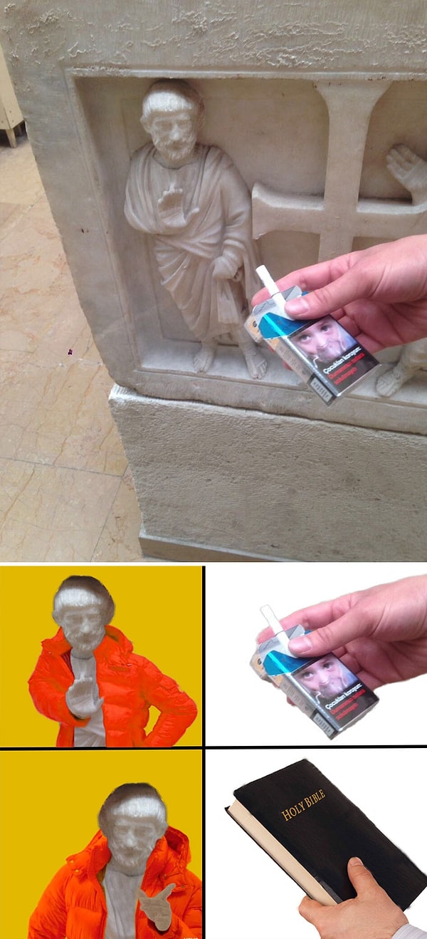 36. "Статуя против курения"