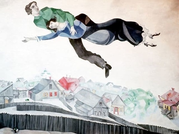 4. Автор полотна "Над городом"?