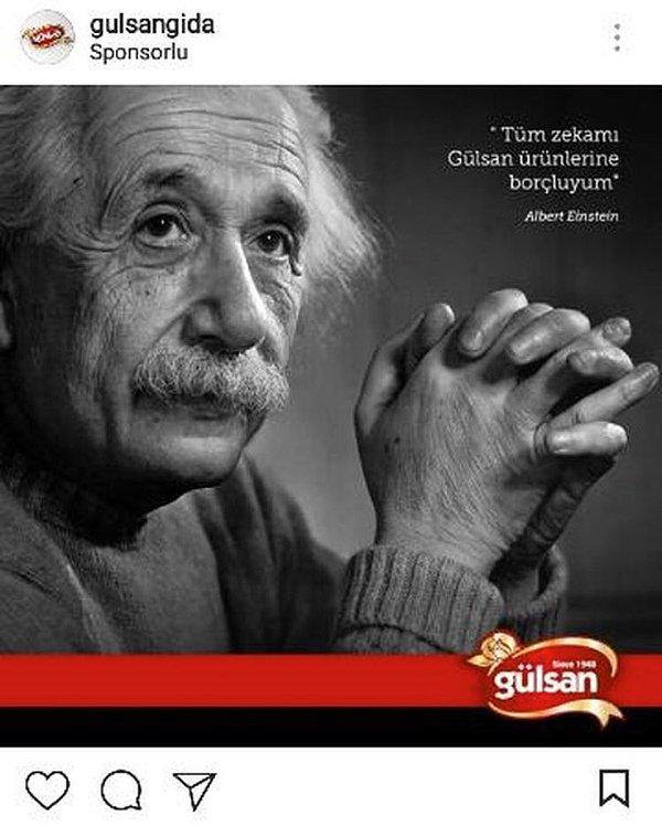 Einstein'ın pek bilinmeyen sözlerinden birisi...