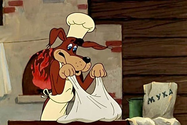 4. А в какой именно части Простоквашино был этот момент?