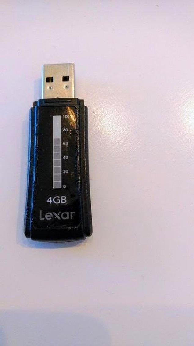 14. Ne kadar boş alan kaldığını gösteren USB