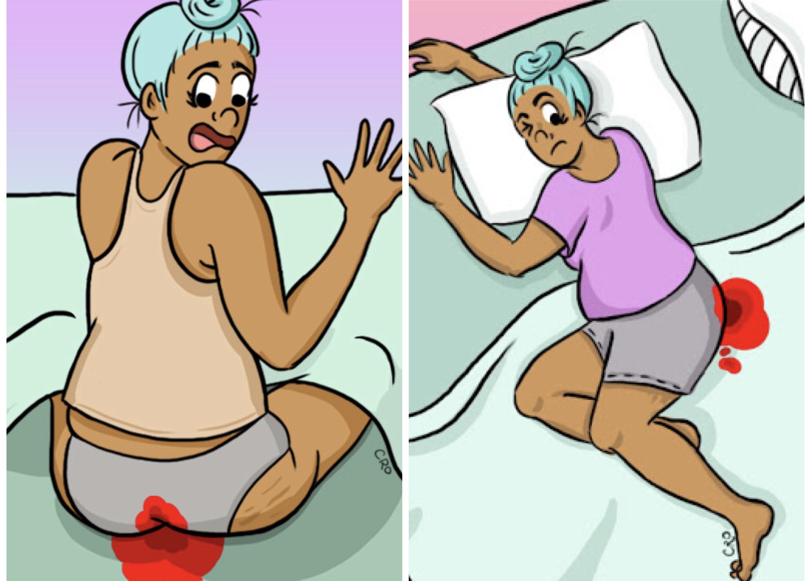 11. Запачкать простыни во время «этих дней» и не менять их пару дней 😝😂