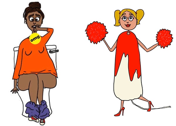 20. Внимательно проэкзаменировать использованный тампон перед тем, как выбросить его 😝😝😝