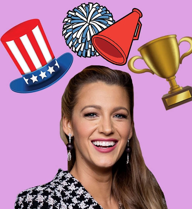 3. Blake Lively lisedeyken hem ponpon kız, hem okul korosunun bir üyesi, hem de son sınıfta sınıf başkanıymış.