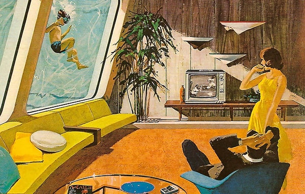 15. Дом под водой. Автор: Чарльз Шридде. Приблизительно 1961-63 года