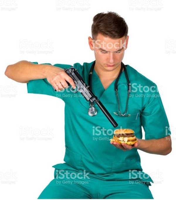 5. Кому в голову могла прийти идея создания такого стокового фото?