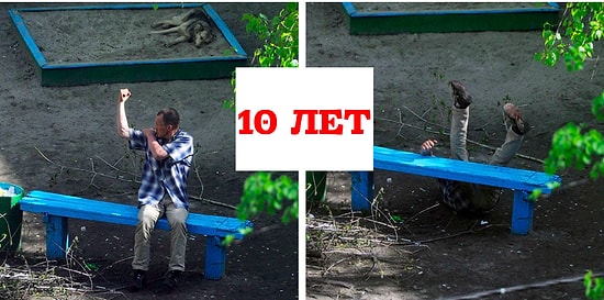 Фотограф 10 лет снимал одну и ту же лавочку в своём дворе, и результаты очень неожиданны!