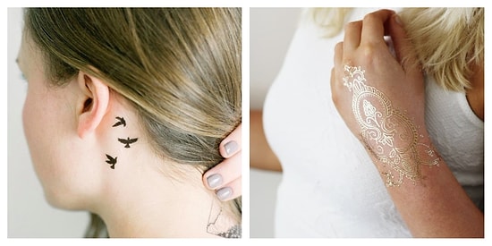Если нет желания делать татуировку навсегда: 10 идеальных примеров временного тату