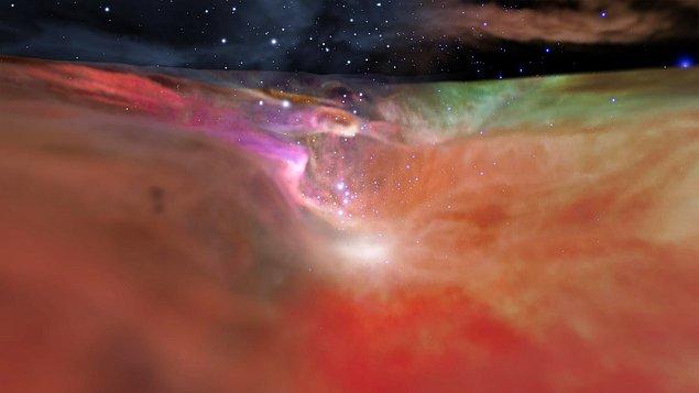 9. Bulutsu Orion'dan bir kare