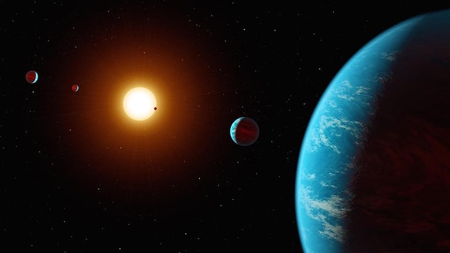 12. Kepler K2-138 Sistemi (Keşfedilen ilk çok gezegenli sistem)