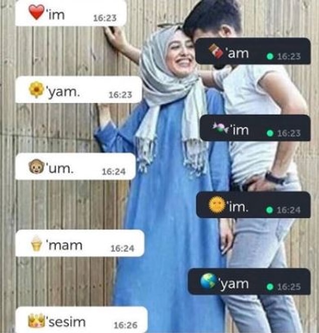 6. Lütfen bizde emoji kullanmak yasaklansın. :)